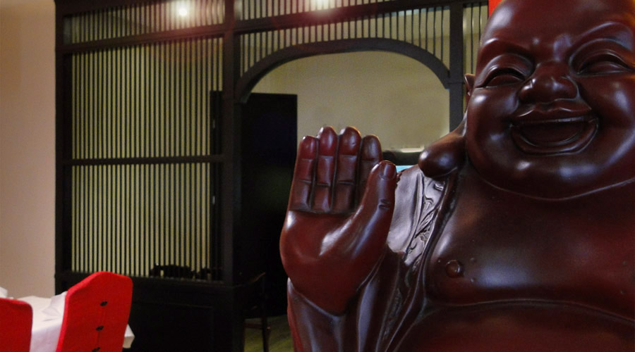 Ontwerp interieur met scheidingswand