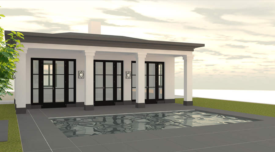 ontwerp poolhouse