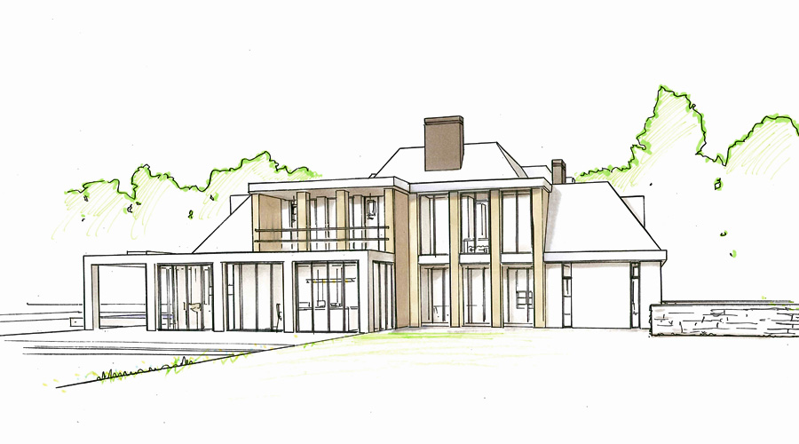 villaontwerp architectuur